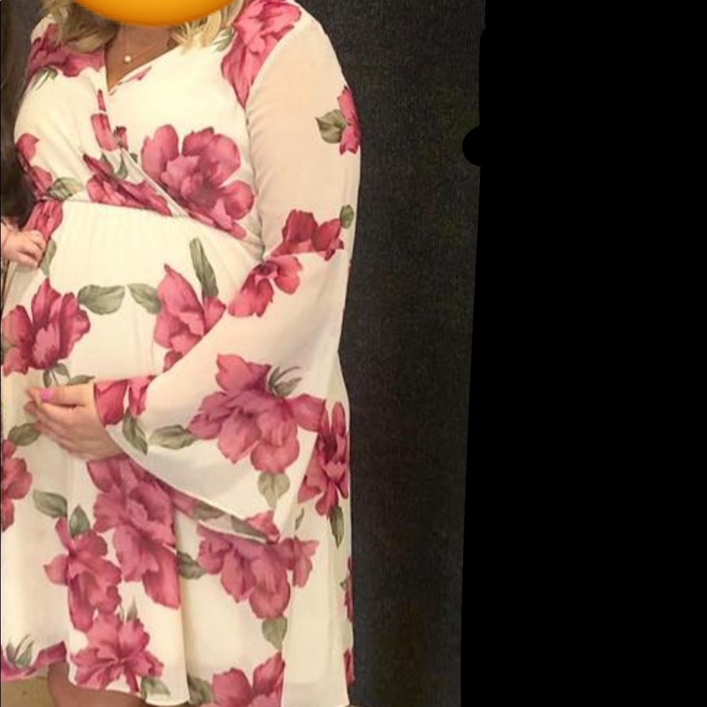 Pink Blush Maternity Dress